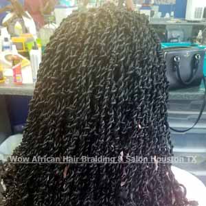Flat Mini Twists - London Mobile Afro Natural Hairdresser Nearby