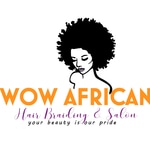 WOW African Hair Braiding Salon Logo